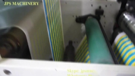 Machine d'impression flexographique automatique d'étiquettes avec plastification + découpe rotative + station de mise en feuilles/gobelet en papier/autocollant de film imprimante flexographique découpeuse